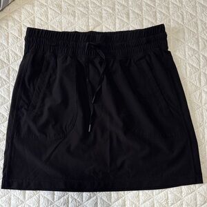 90 Degree Black Drawstring Golf Skirt